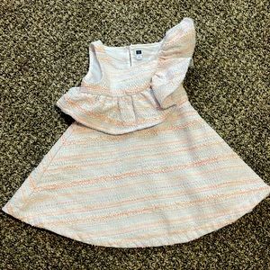 Janie and Jack  pastel tweed dress size 2